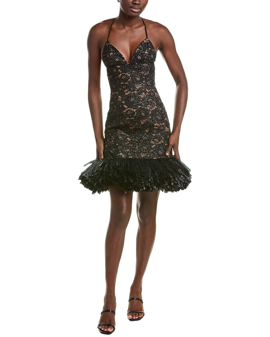 Collection Lace Embroidered Raffia Dress by MICHAEL Michael Kors