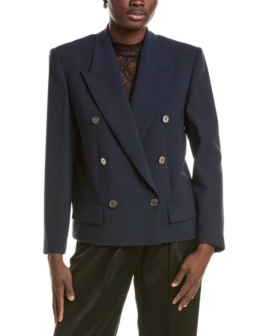 Michael Kors Collection Wool Serge Admiral Blazer