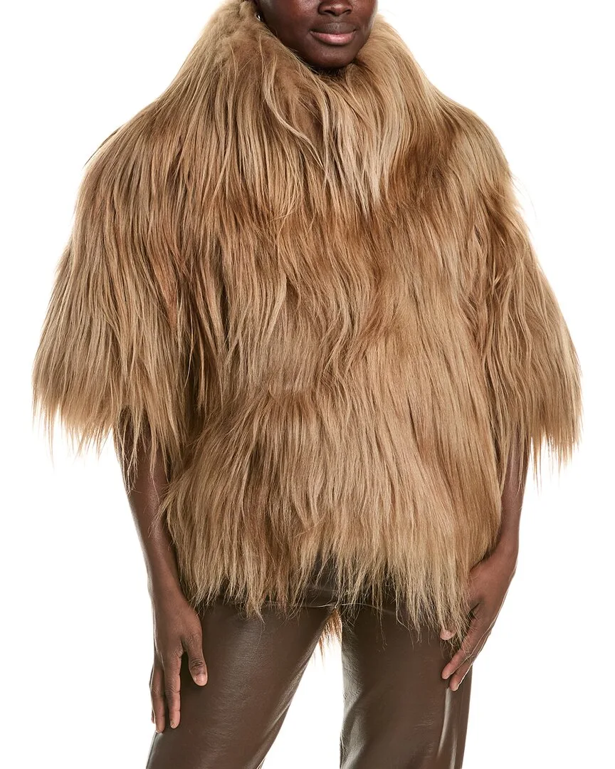 Michael Kors Collection Longhair Goat Sweater by MICHAEL Michael Kors