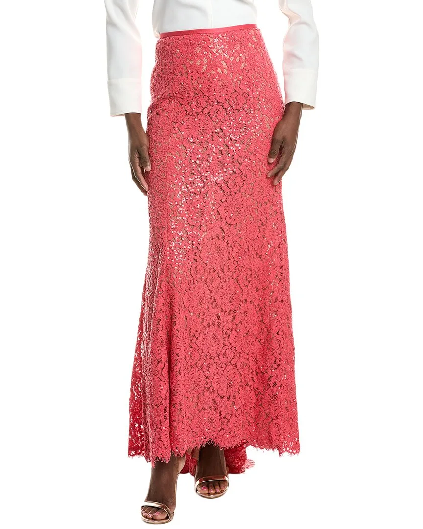 Michael Kors Collection Lace Fishtail Skirt by MICHAEL Michael Kors
