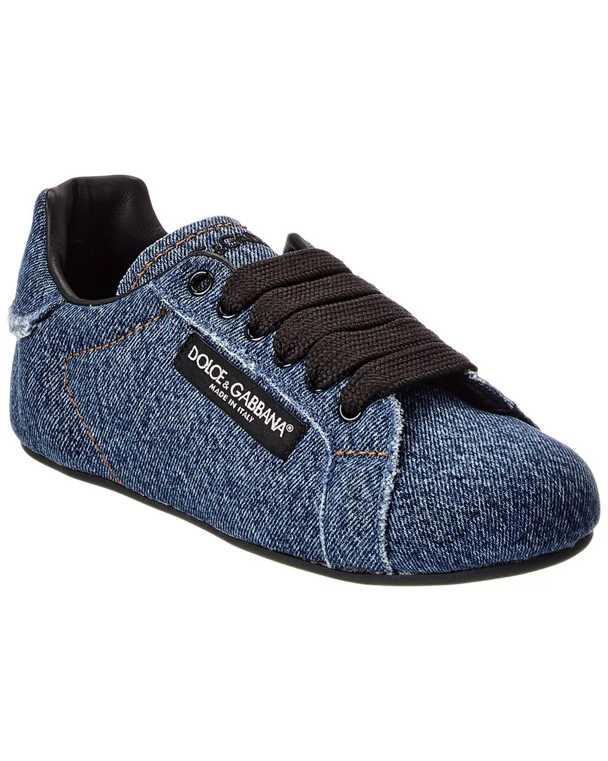 Denim Sneaker by Dolce & Gabbana