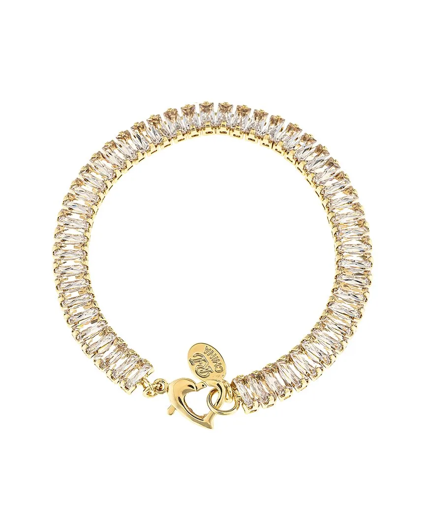 18K Plated CZ Stackable Bracelet by Rivka Friedman