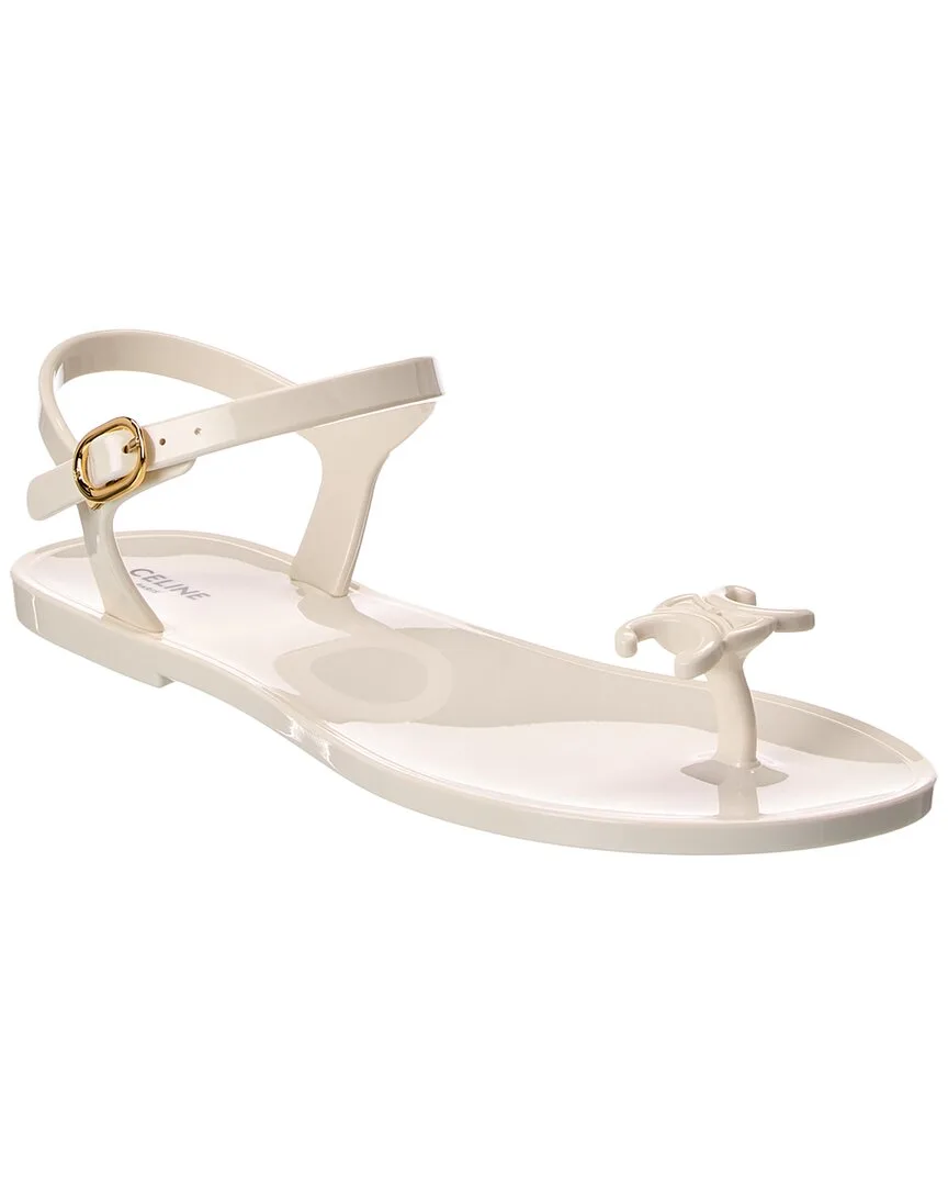 Triomphe Jelly Sandal by Celine