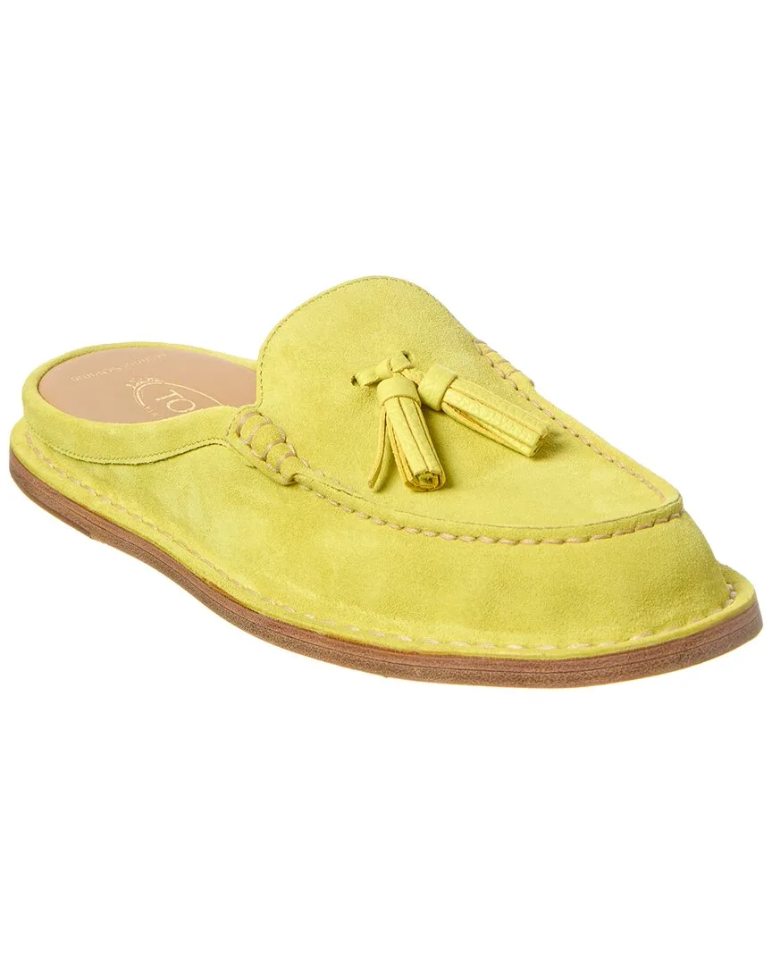 Suede Mule by Tod's