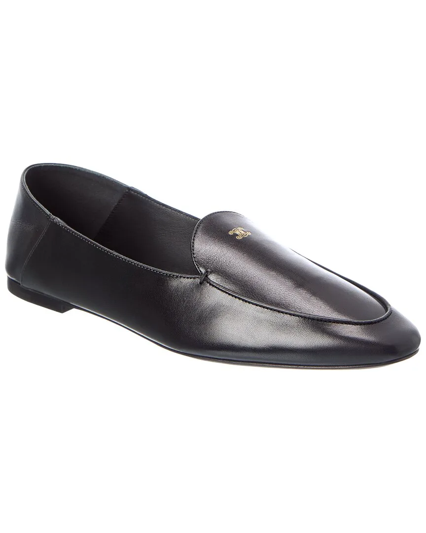 Aura Leather Loafer by Celine