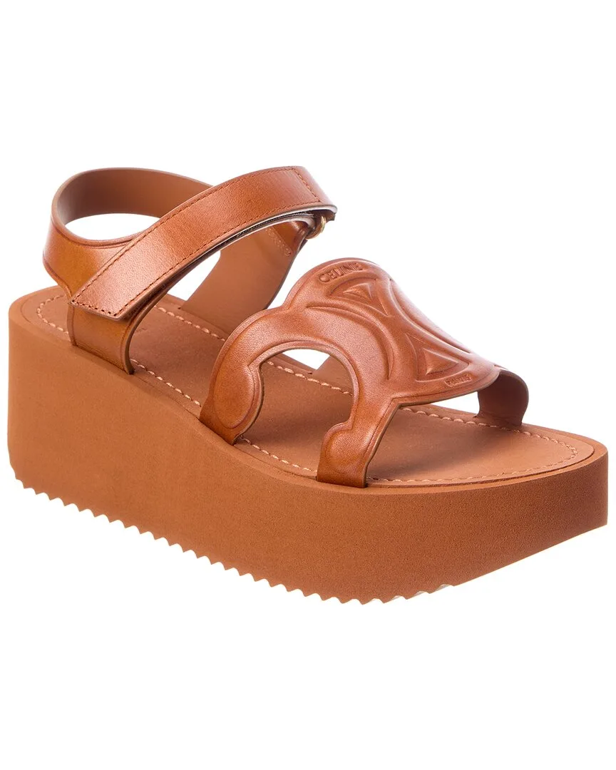 Sunny Leather Platform Sandal
