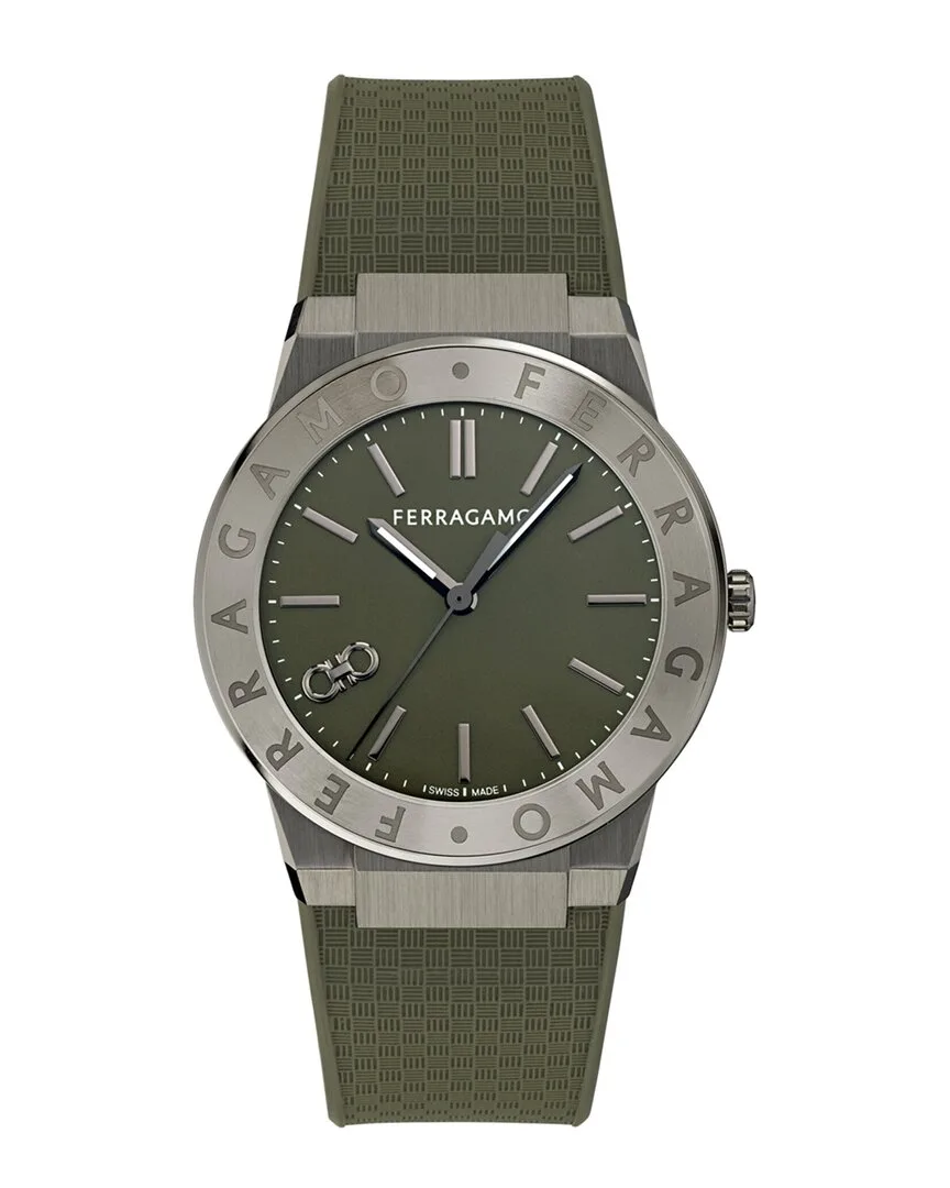 Sapphire Logo Watch by Ferragamo