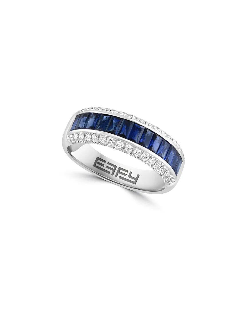 14K 2.06 ct. tw. Diamond & Sapphire Ring by Effy Fine Jewelry