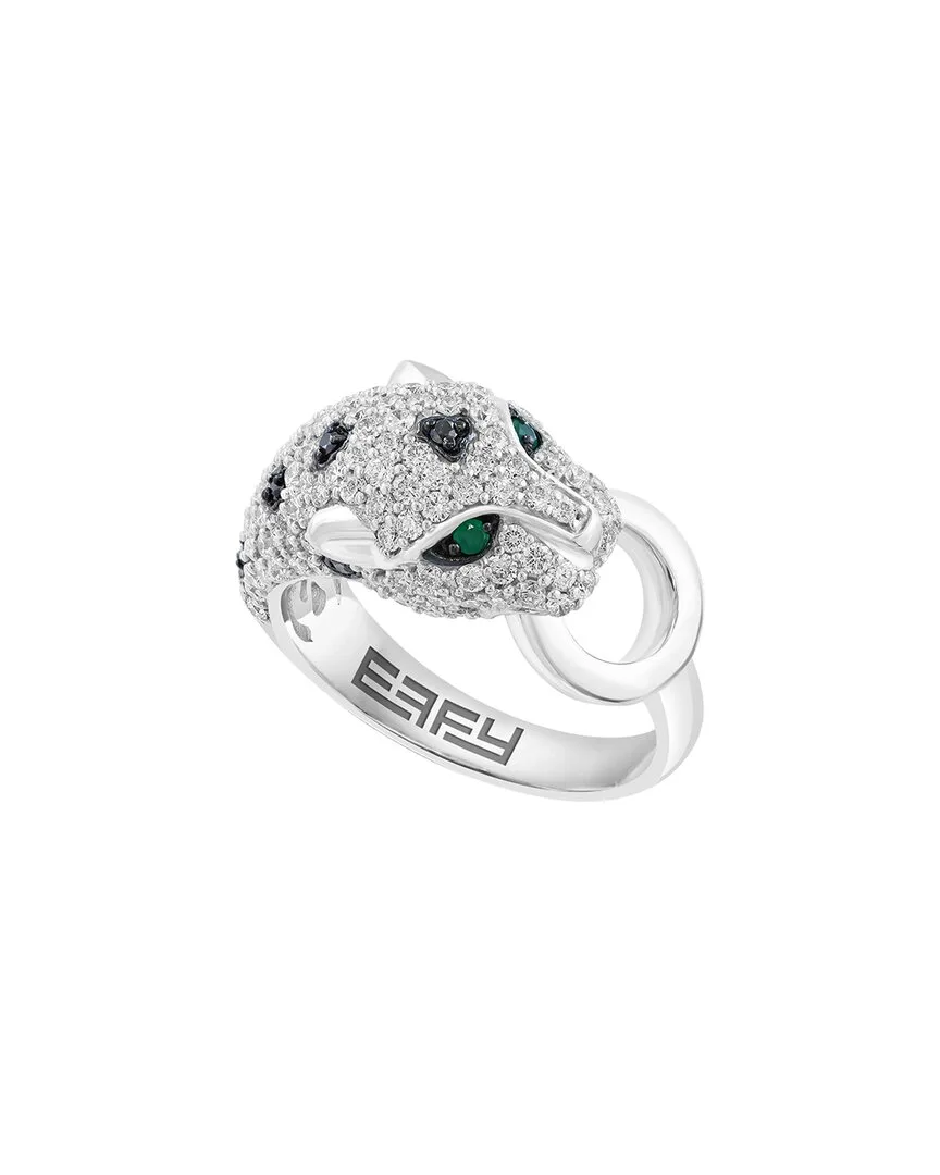14K 1.40 ct. tw. Diamond & Emerald Ring by Effy Fine Jewelry