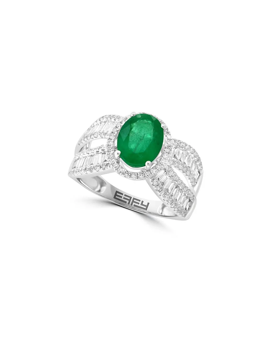 14K 2.42 ct. tw. Diamond & Emerald Ring by Effy Fine Jewelry