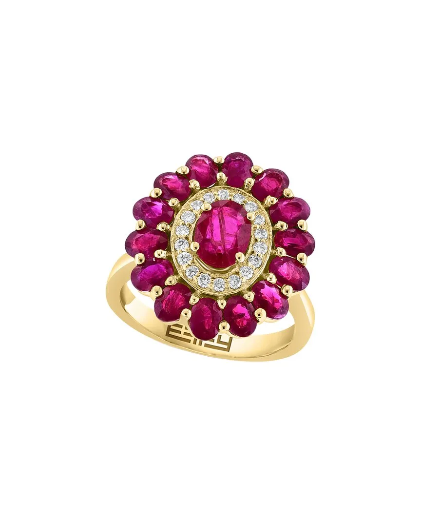 14K 4.45 ct. tw. Diamond & Ruby Ring by Effy Fine Jewelry