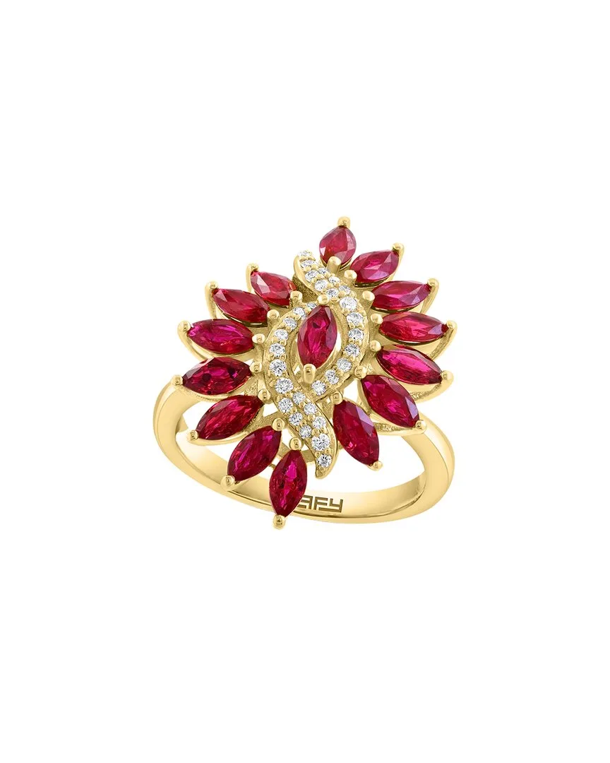 14K 2.57 ct. tw. Diamond & Ruby Ring