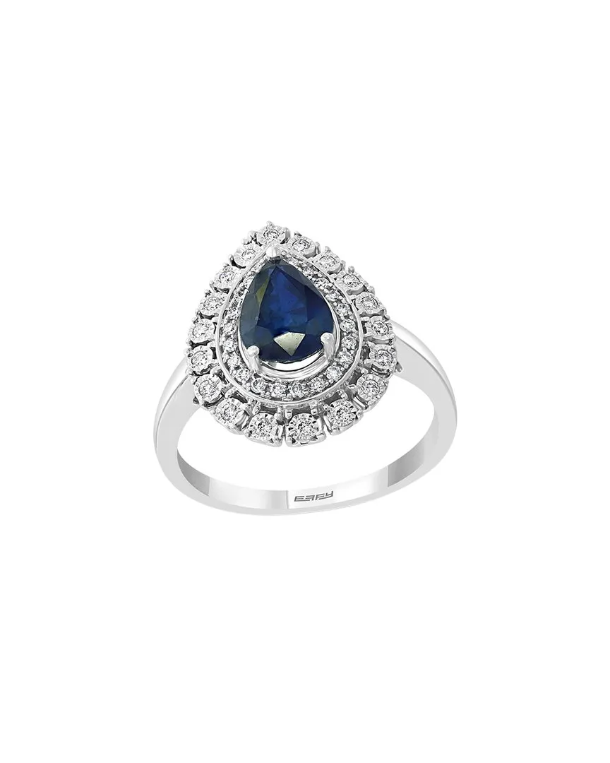 14K 1.52 ct. tw. Diamond & Sapphire Ring by Effy Fine Jewelry