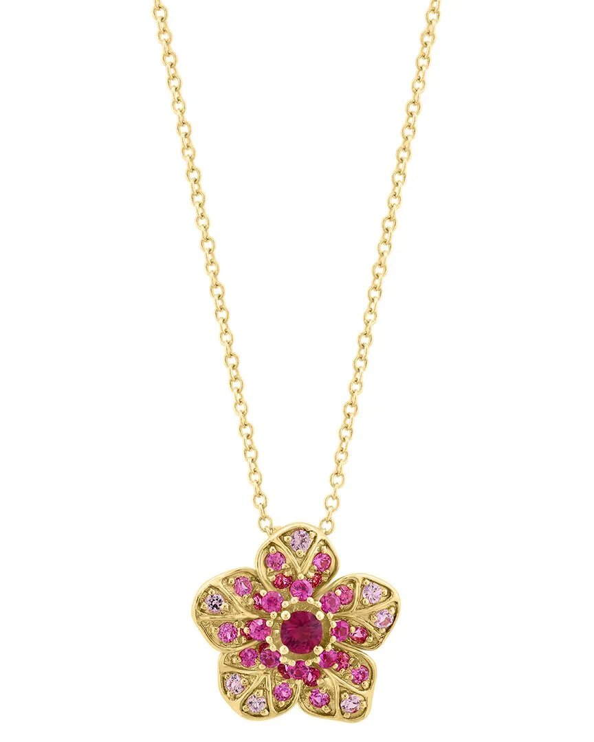 14K Rose Gold 0.69 ct. tw. Gemstone Necklace by Effy Fine Jewelry