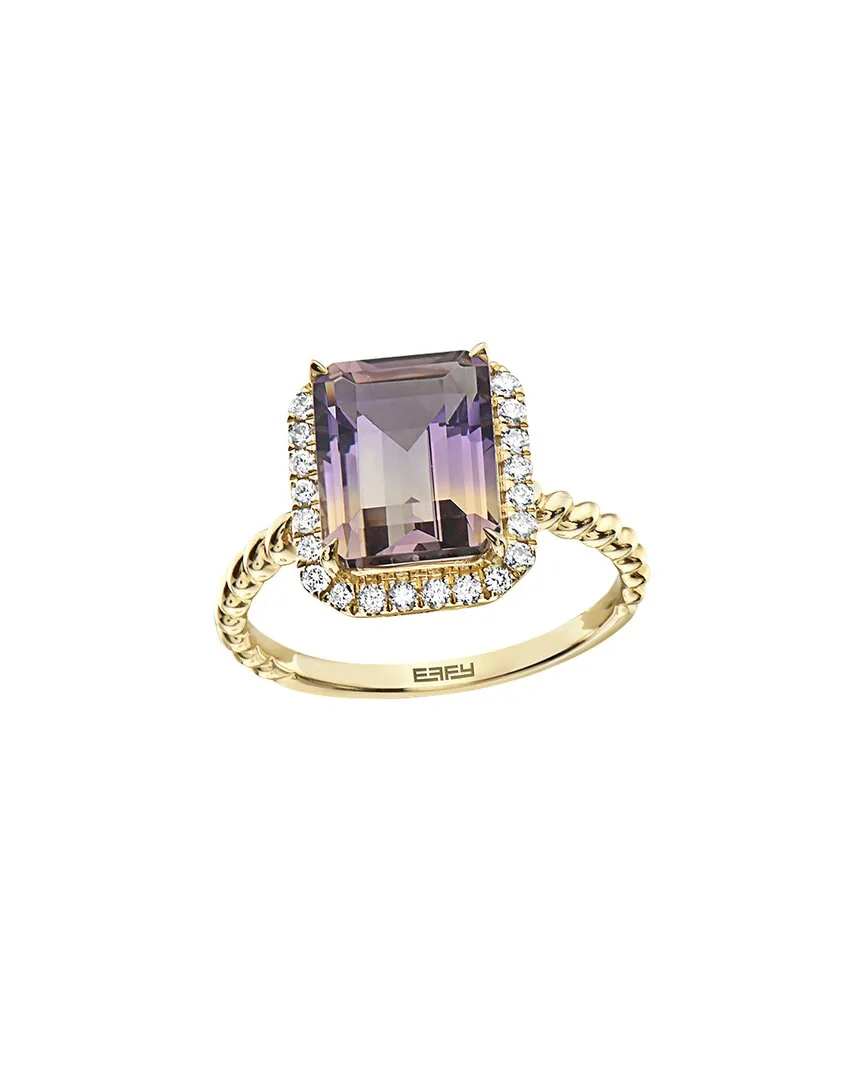 14K 3.54 ct. tw. Diamond & Ametrine Ring