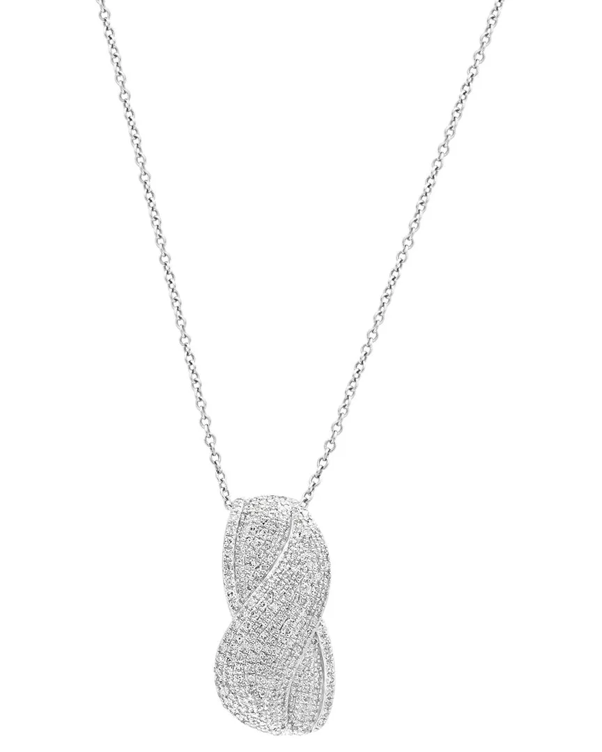 Silver 0.50 ct. tw. Diamond Necklace