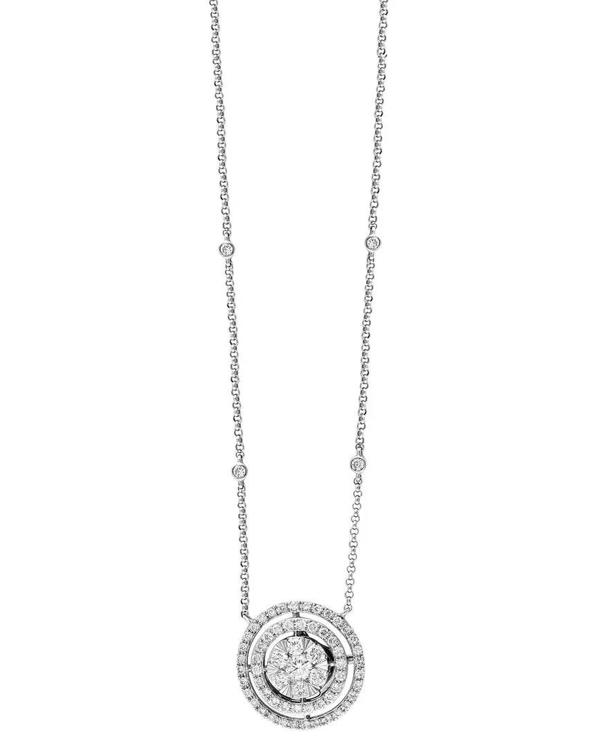 Silver 0.54 ct. tw. Lab-Grown Diamond Necklace