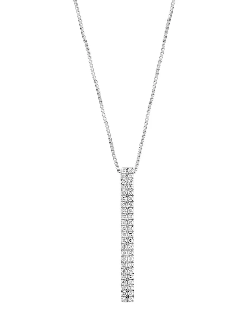 Silver 0.23 ct. tw. Diamond Necklace by Effy Fine Jewelry