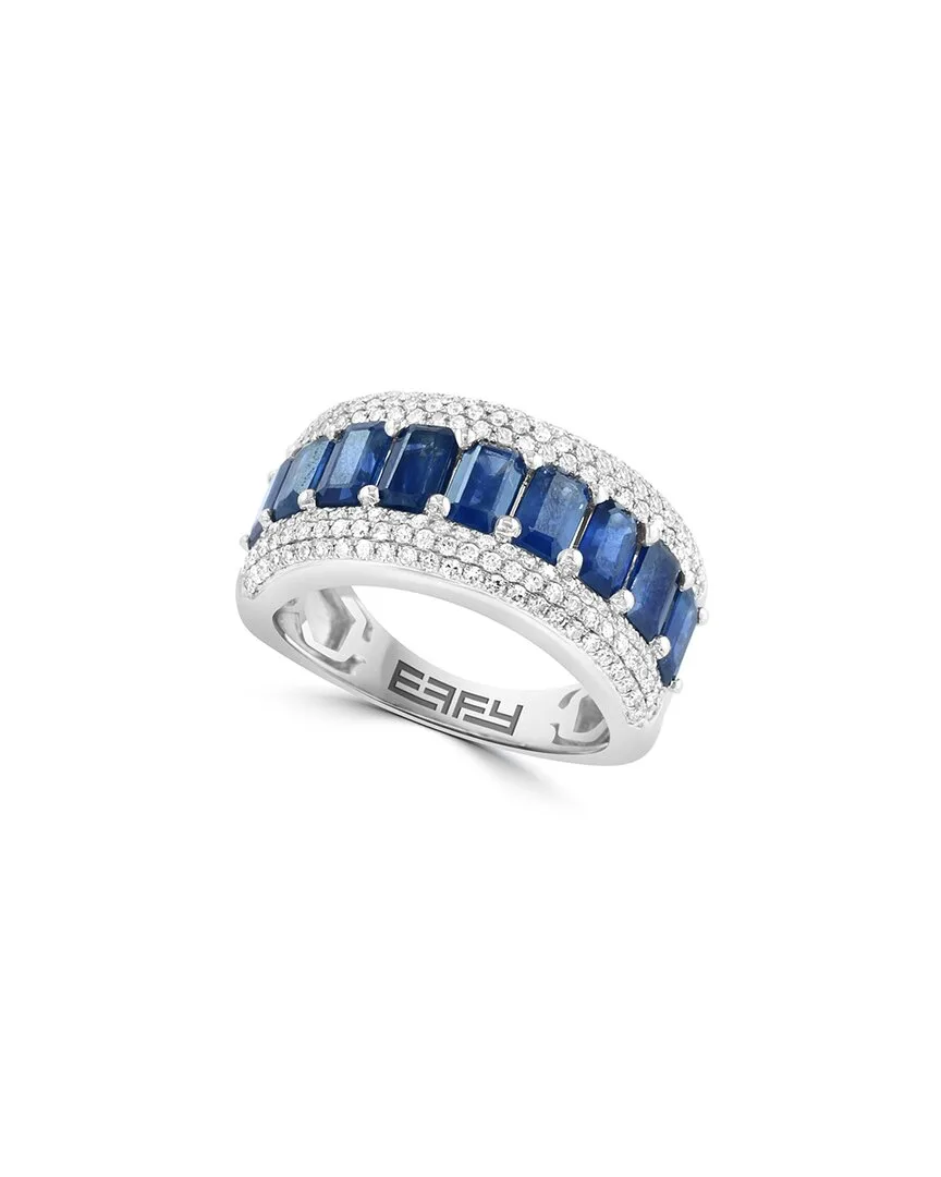 14K 4.01 ct. tw. Diamond & Sapphire Ring by Effy Fine Jewelry
