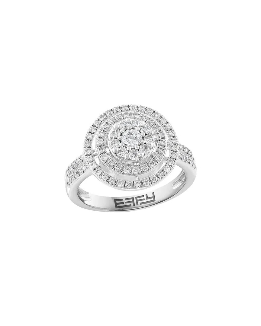 Silver 0.73 ct. tw. Lab-Grown Diamond Ring by Effy Fine Jewelry