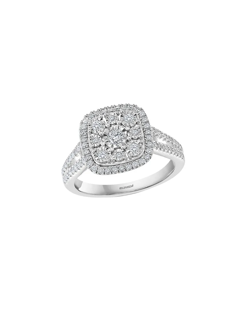 Silver 0.48 ct. tw. Diamond Ring by Effy Fine Jewelry
