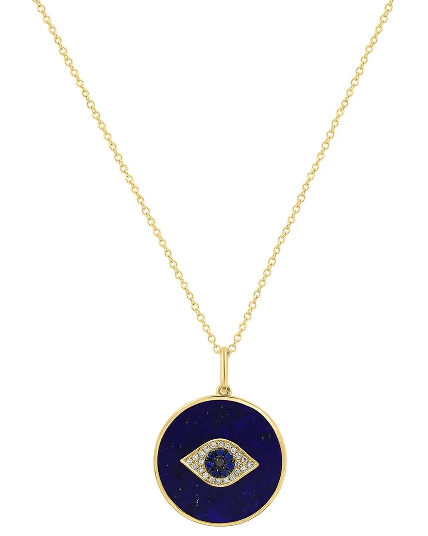 14K 6.00 ct. tw. Diamond & Gemstone Necklace by Effy Fine Jewelry