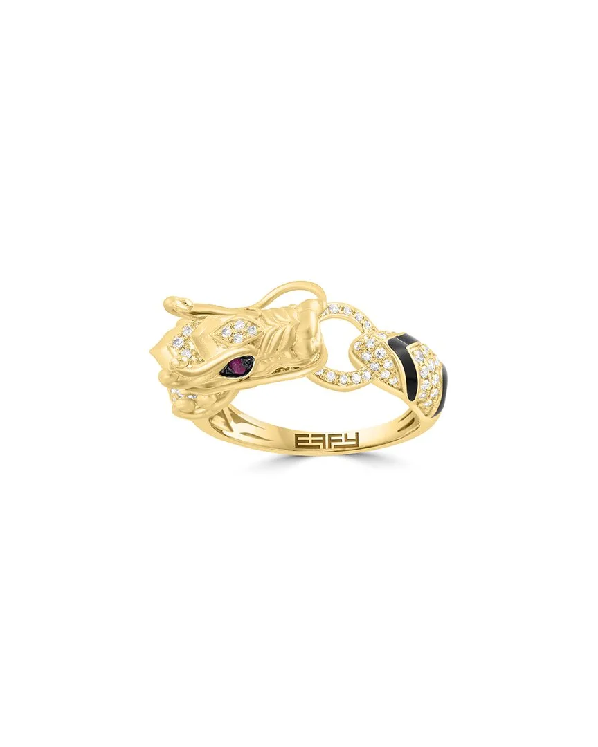 14K 0.26 ct. tw. Diamond & Ruby Ring by Effy Fine Jewelry