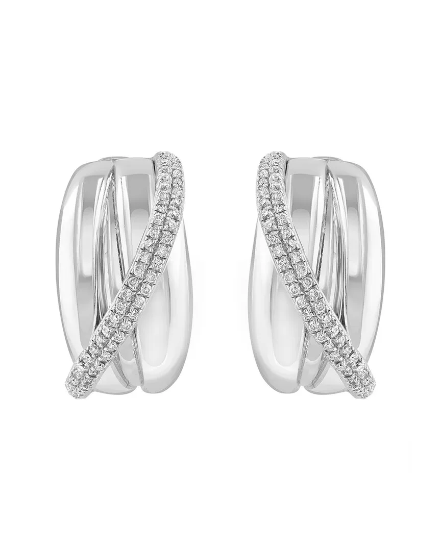 Silver 0.30 ct. tw. Diamond Earrings by Effy Fine Jewelry