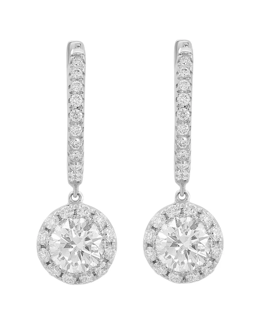 14K 1.95 ct. tw. Lab-Grown Diamond Earrings by Effy Fine Jewelry