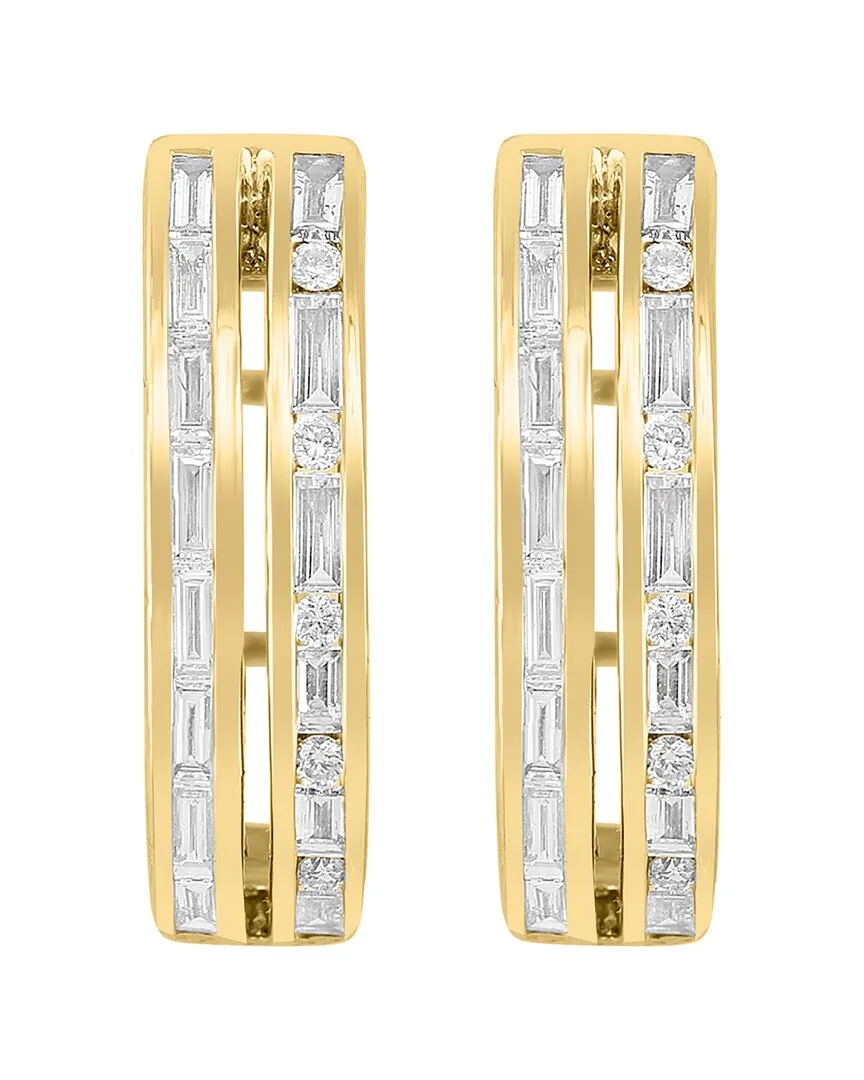 14K 0.63 ct. tw. Diamond Earrings by Effy Fine Jewelry