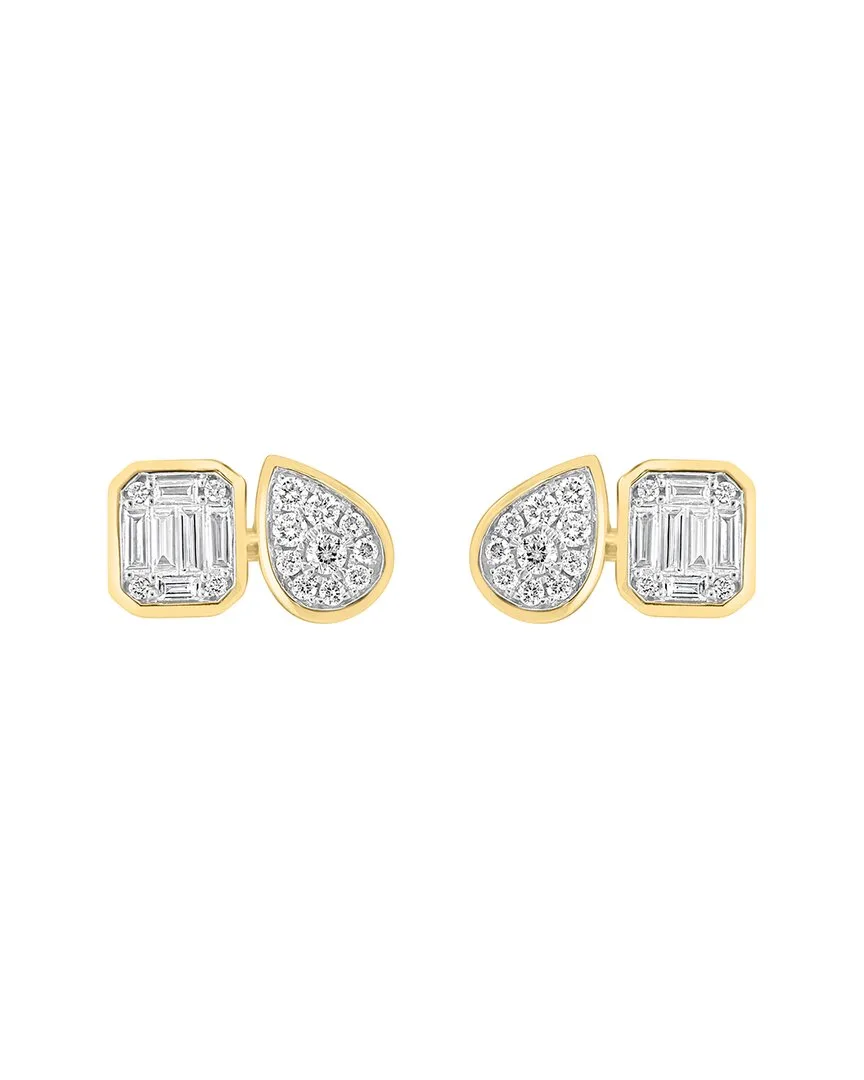14K 0.52 ct. tw. Diamond Earrings by Effy Fine Jewelry