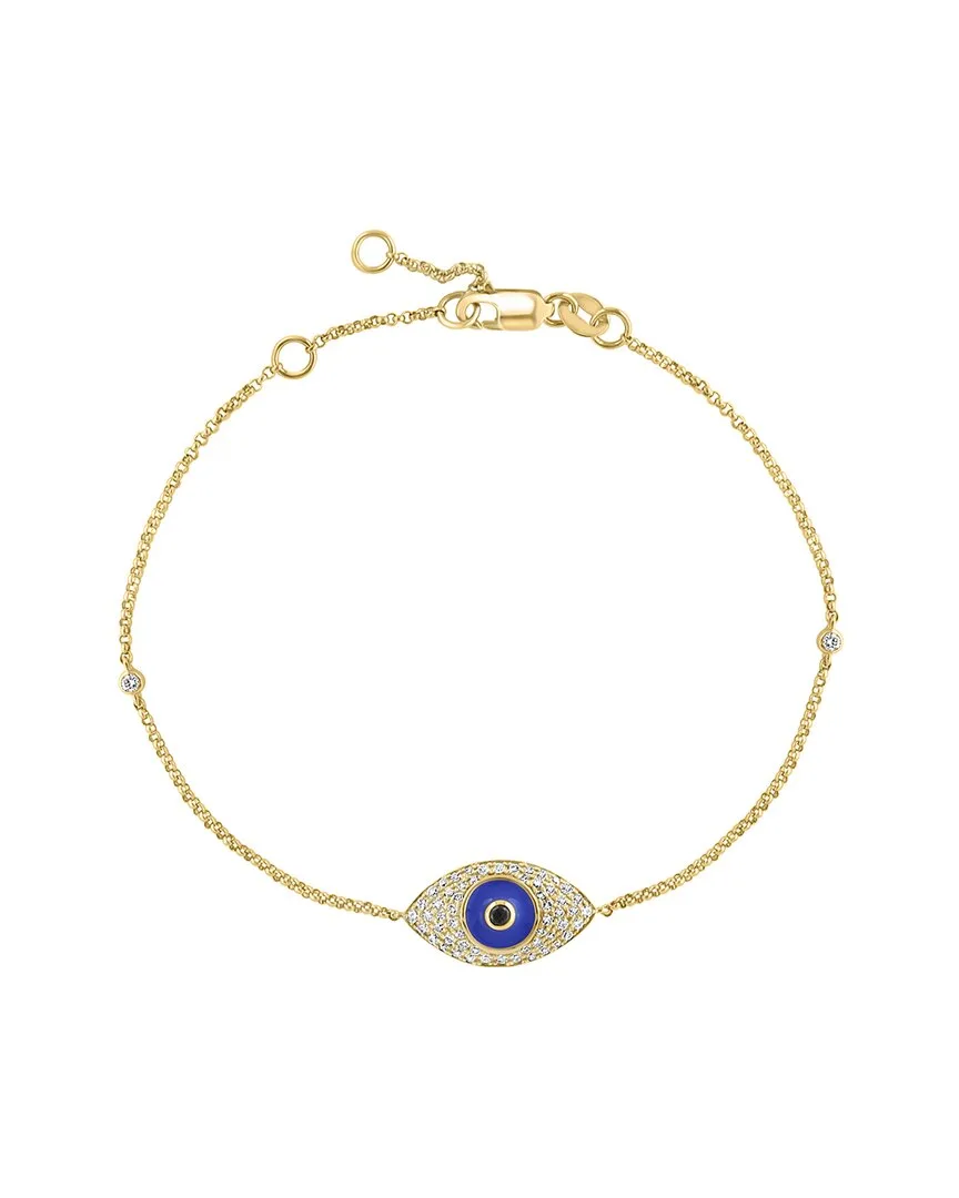 14K 0.27 ct. tw. Diamond Bracelet