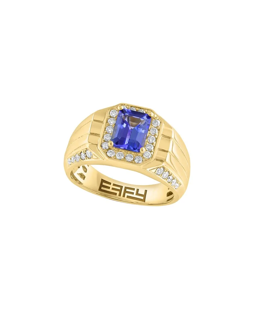 14K 1.84 ct. tw. Diamond & Tanzanite Ring by Effy Fine Jewelry
