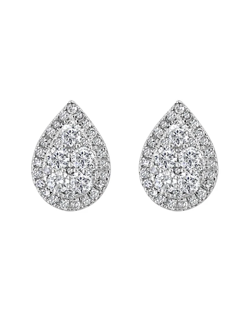 Silver 0.47 ct. tw. Diamond Earrings by Effy Fine Jewelry