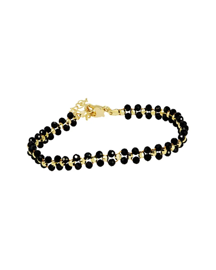 14K Plated Beads Bracelet by Savvy Cie