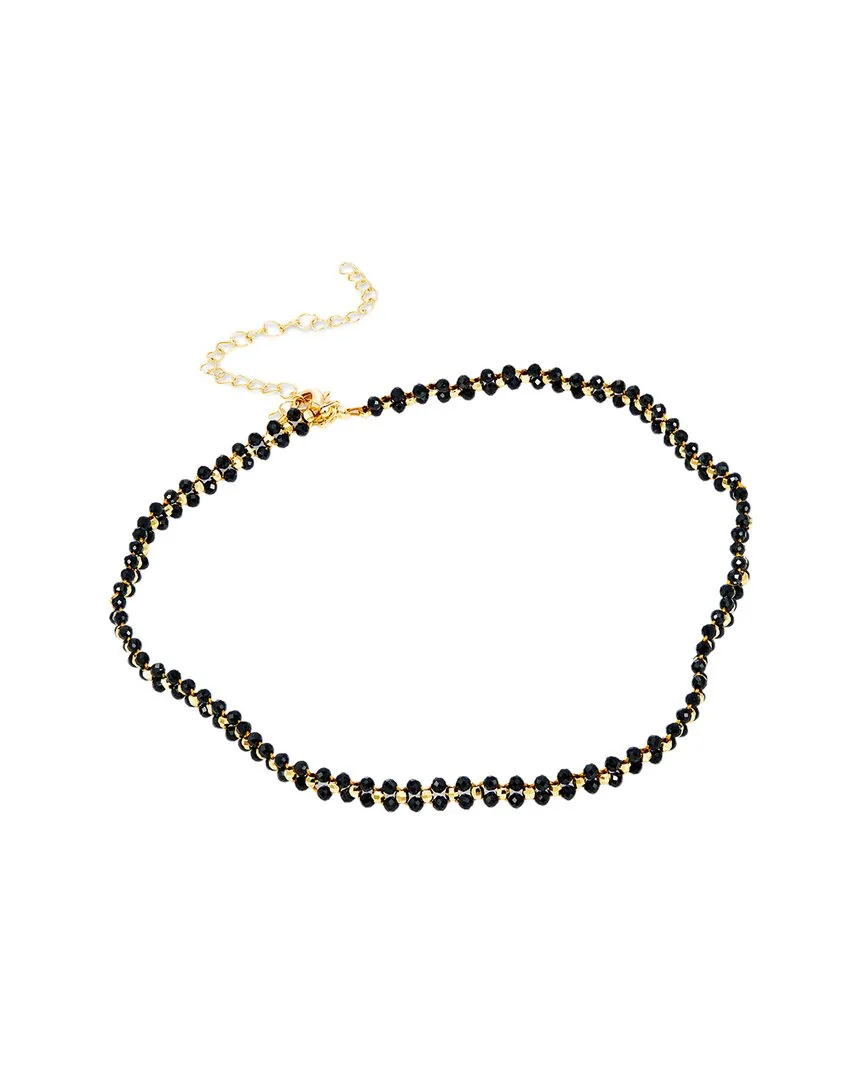 14K Plated Beads Necklace by Savvy Cie