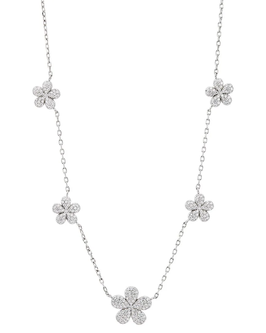 Cz Station Necklace by Savvy Cie