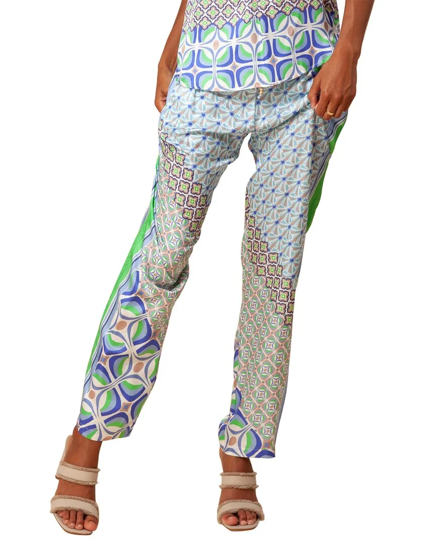 Silk-Blend Pant by Hale Bob
