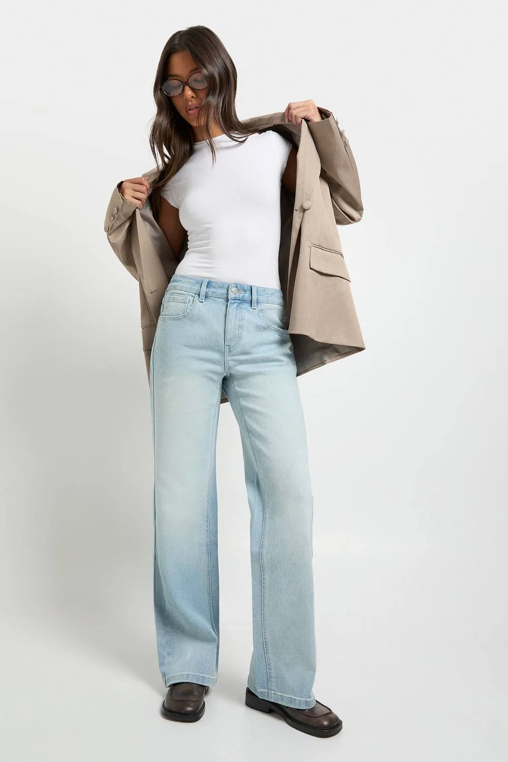 Low Waist Straight Leg Jean