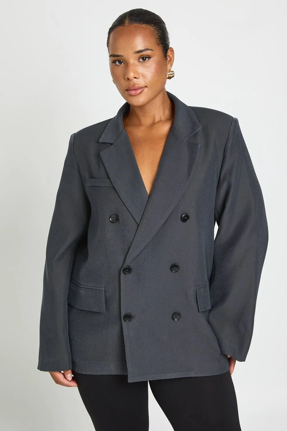Oversized Relaxed Blazer by boohoo