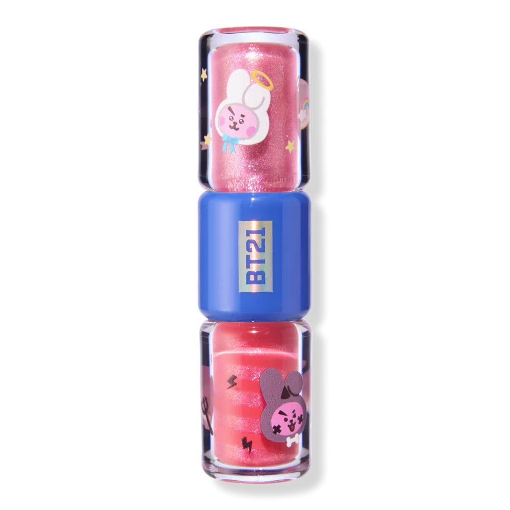 ColourPop x BT21 Sparkle + Swirl Lip Gloss Duo Royal N' Tough by ColourPop