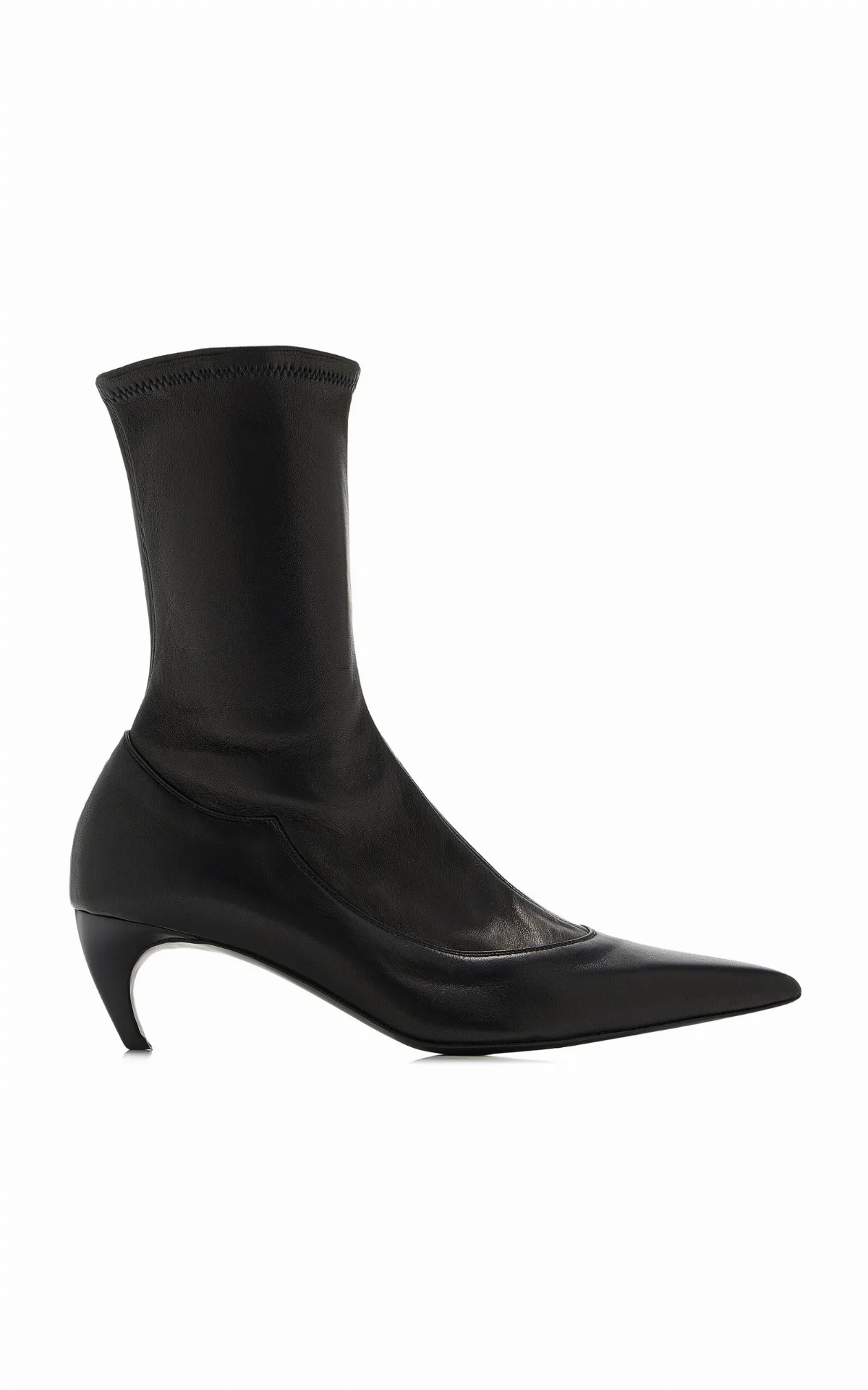 Valerie Leather Boots by Khaite