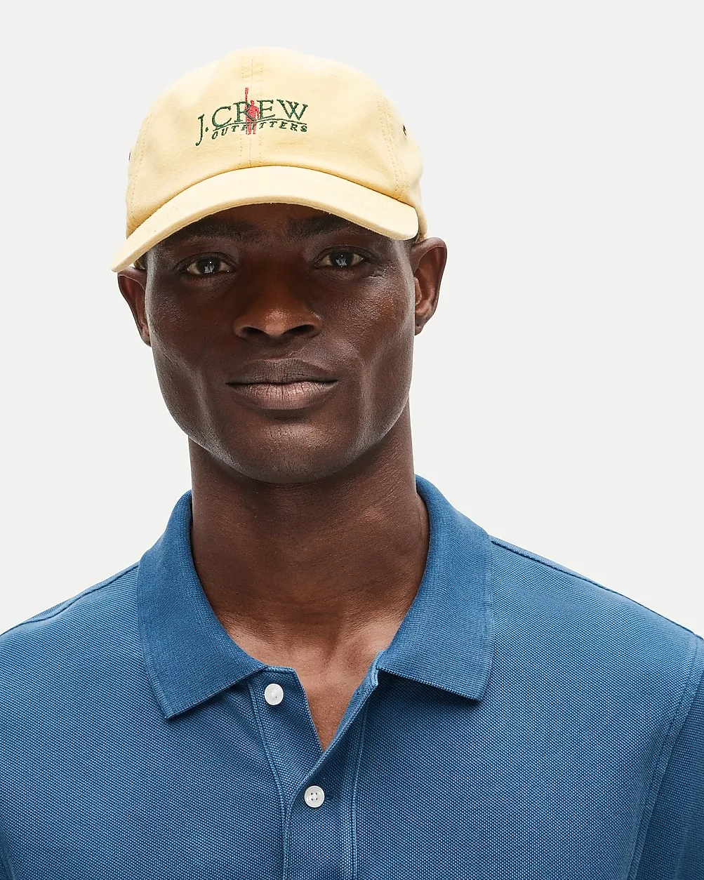 Cotton Canvas J.Crew™ Outfitters Logo Baseball Cap by J.Crew
