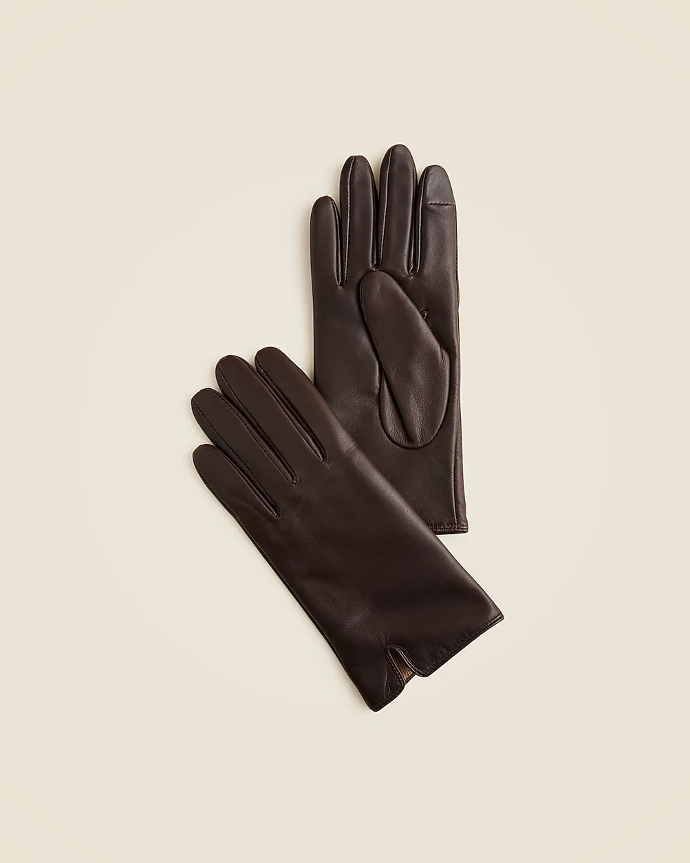 Leather Tech-Touch Gloves by J.Crew
