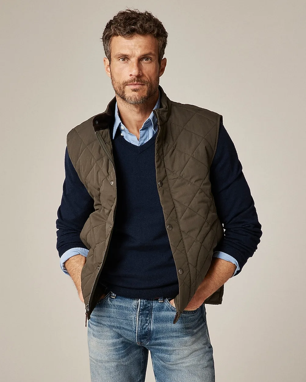 Sussex Quilted Vest with PrimaLoft® by J.Crew