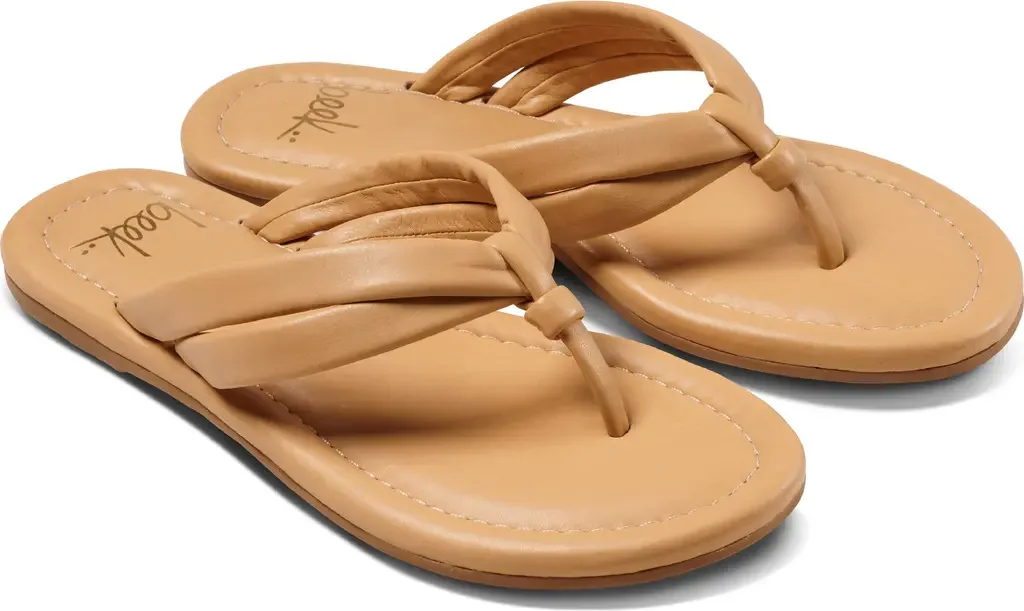 Padded Strap Flip Flops by Beek