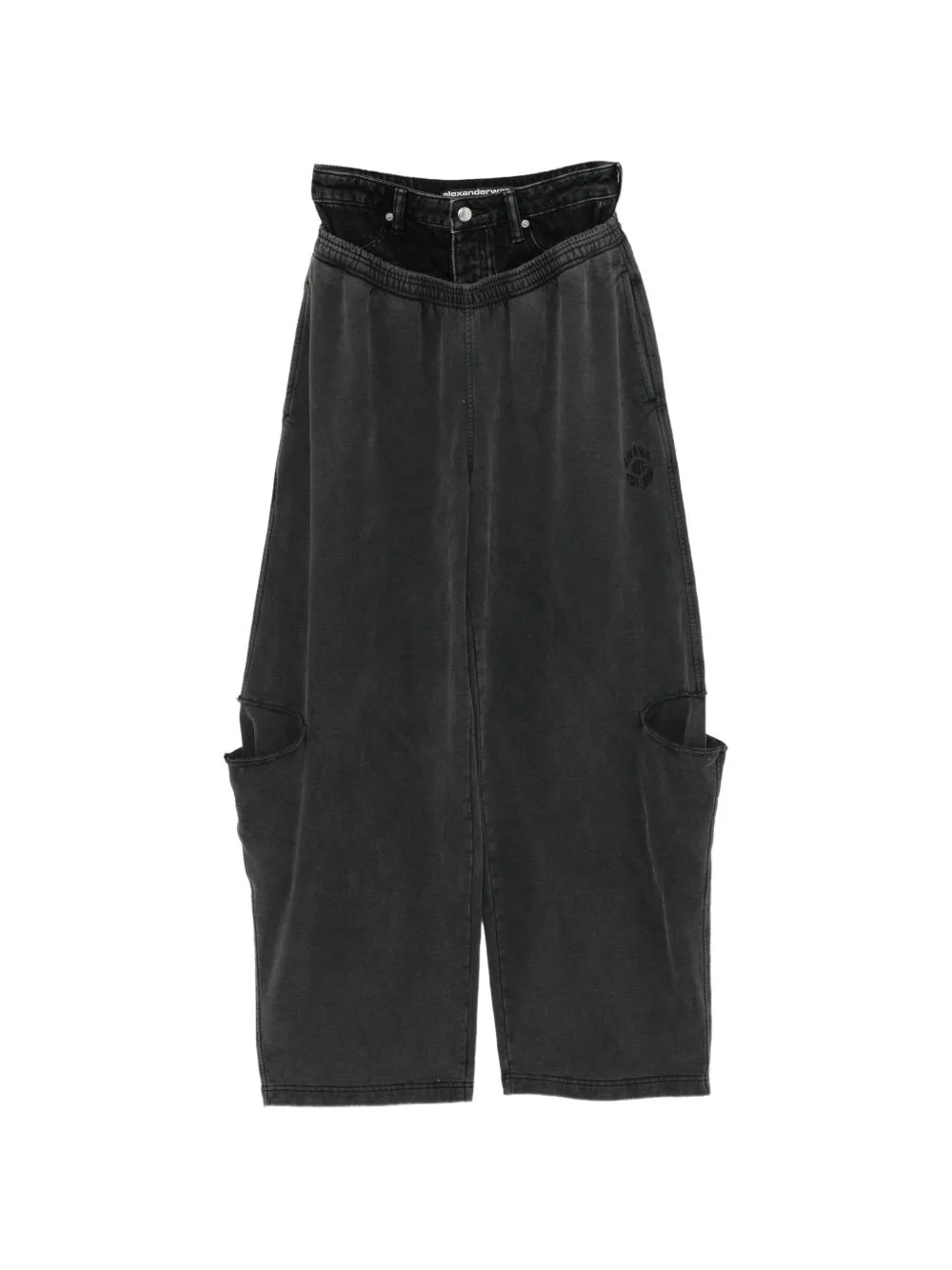 Pre-Style Slashed Sweatpant Pants by Alexander Wang