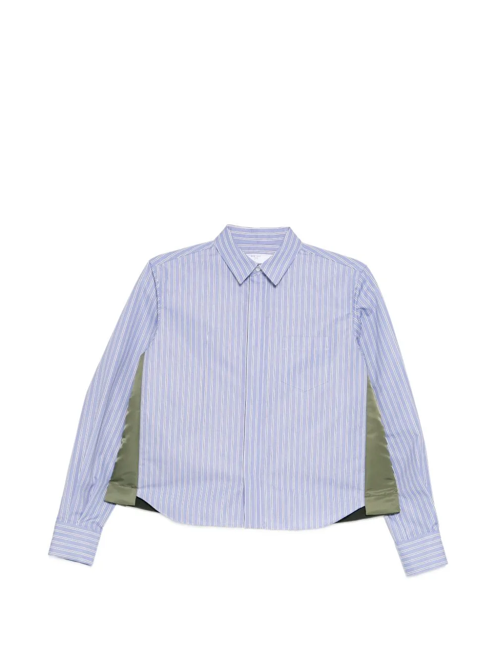 Striped Twill Shirt by sacai