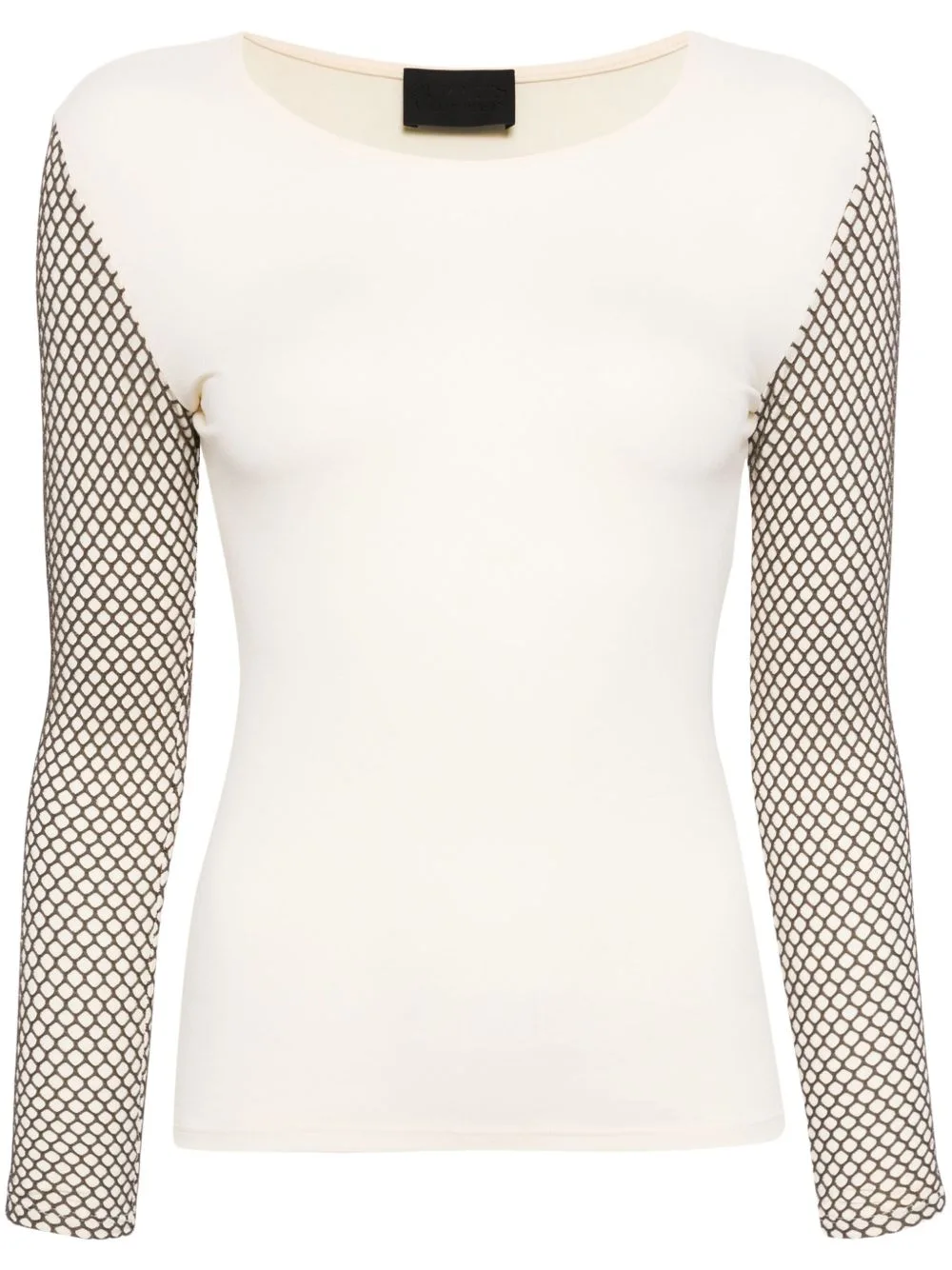 Mannequin Mesh-Embellished Top by Puppets and Puppets