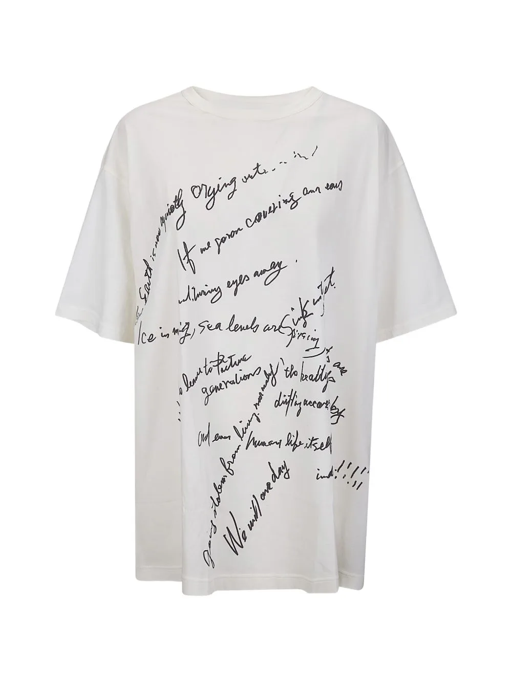 Handwriting-Print T-Shirt by Yohji Yamamoto